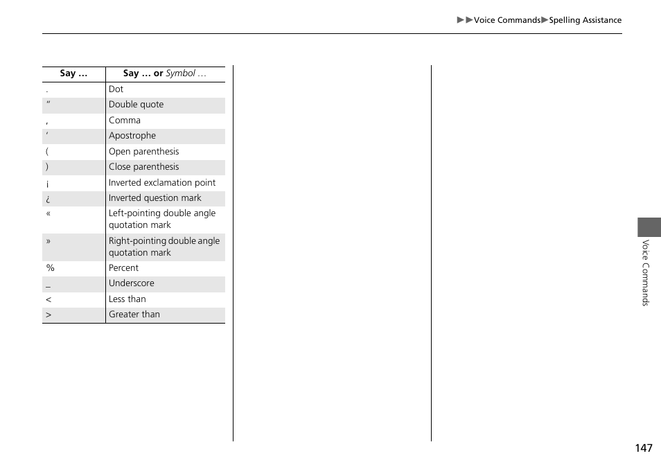 HONDA 2015 Accord Hybrid - Navigation Manual User Manual | Page 148 / 152