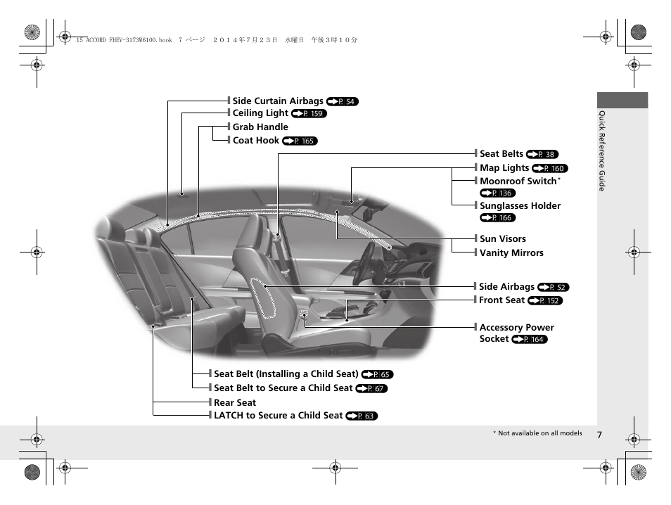 HONDA 2015 Accord Hybrid - Owner's Manual User Manual | Page 8 / 569