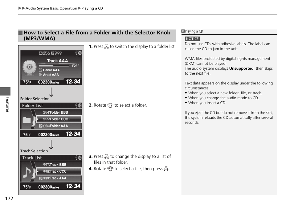 HONDA 2015 Civic Si Coupe - Owner's Manual User Manual | Page 173 / 441