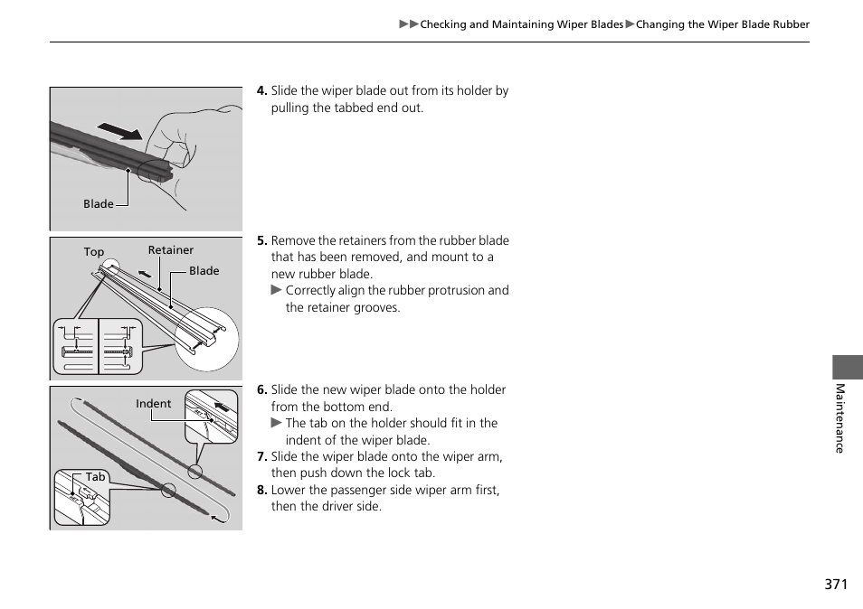 HONDA 2015 Civic Si Coupe - Owner's Manual User Manual | Page 372 / 441