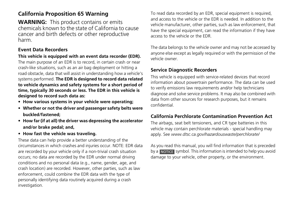 HONDA 2015 Civic Si Sedan - Owner's Manual User Manual | 469 pages