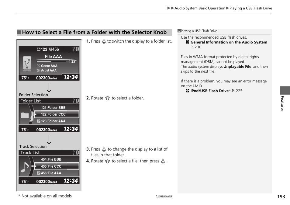 HONDA 2015 Civic Si Sedan - Owner's Manual User Manual | Page 194 / 469