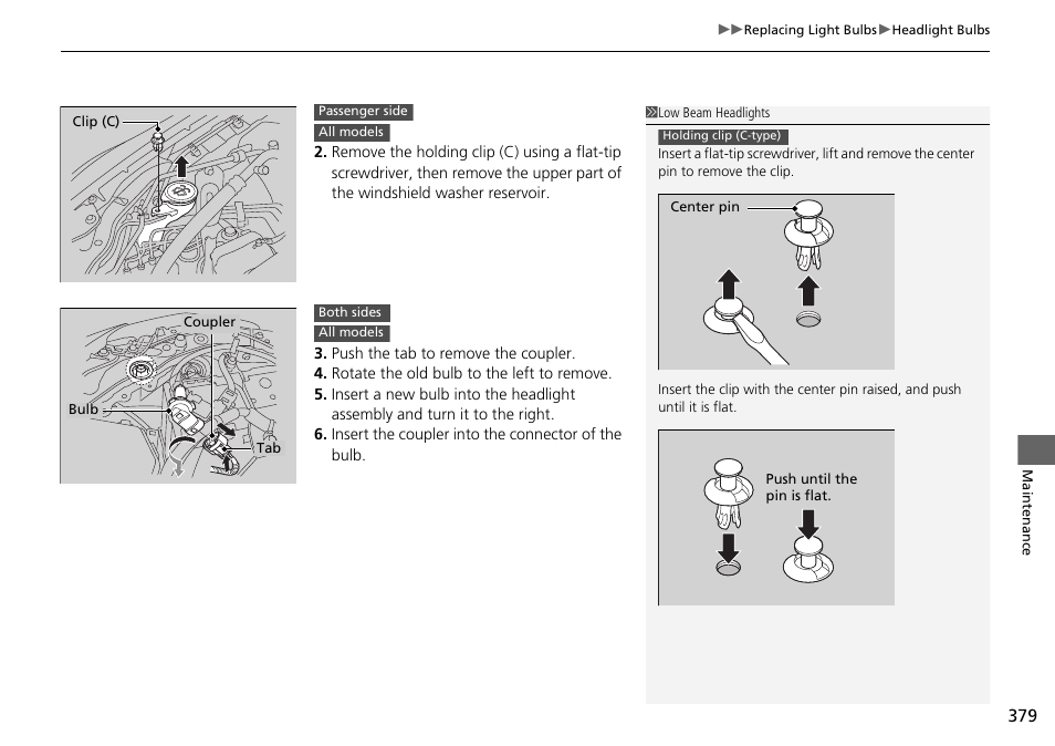 HONDA 2015 Civic Si Sedan - Owner's Manual User Manual | Page 380 / 469