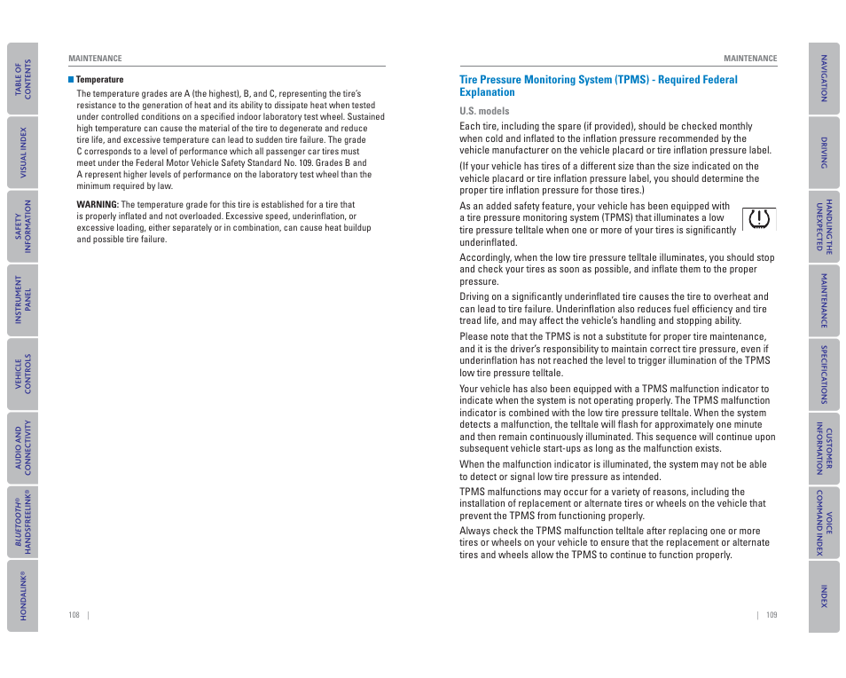 Explanation | HONDA 2015 Civic Hybrid - Owner's Guide User Manual | Page 58 / 65
