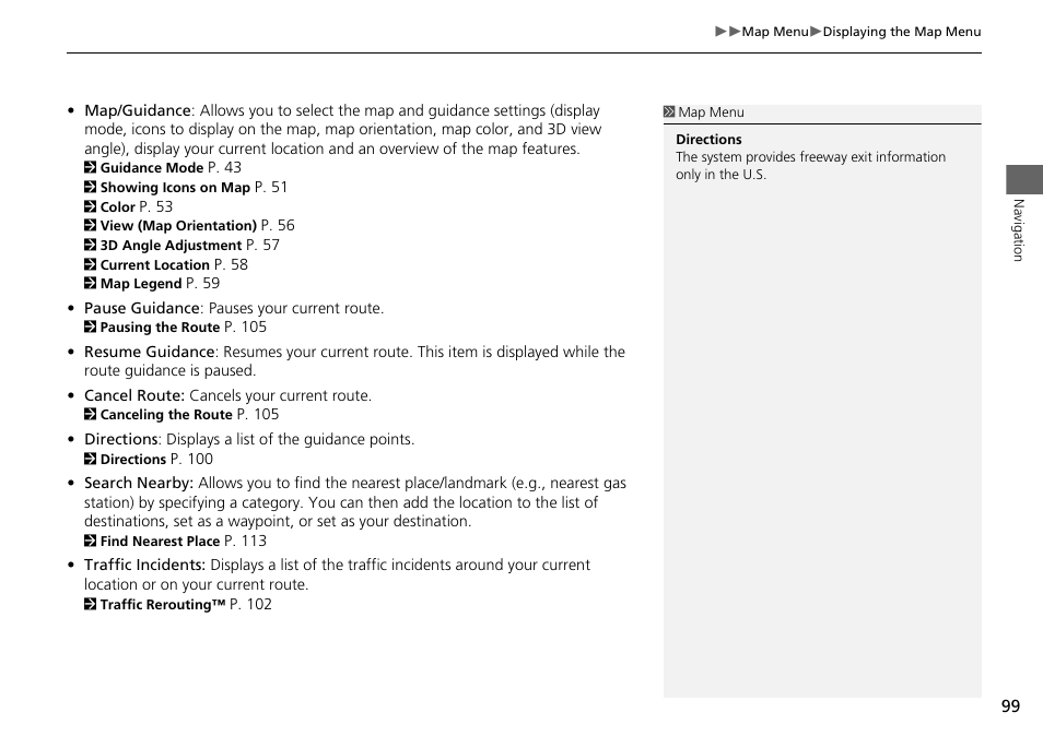 HONDA 2015 Crosstour - Navigation Manual User Manual | Page 100 / 150