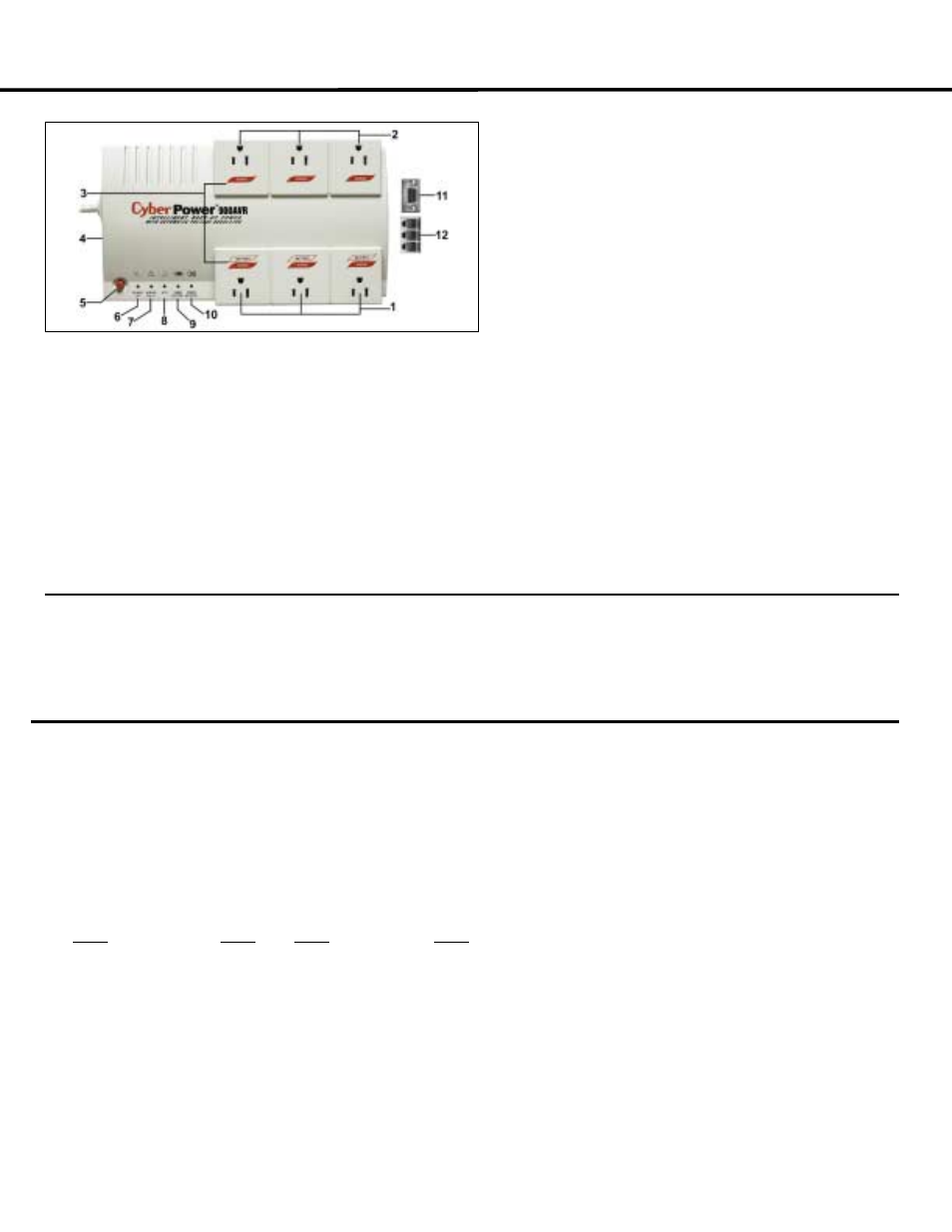 Description, Determining power requirements | CyberPower Systems CPS900AVR User Manual | Page 3 / 15