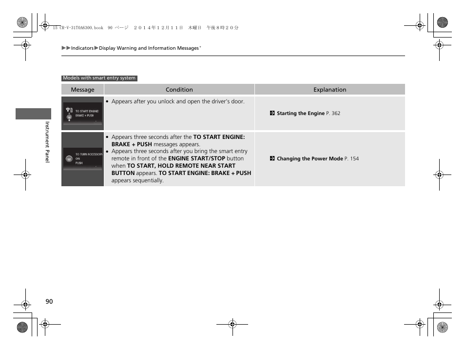 HONDA 2015 CR-V - Owner's Manual (Revised 12/15/2014) User Manual | Page 91 / 533