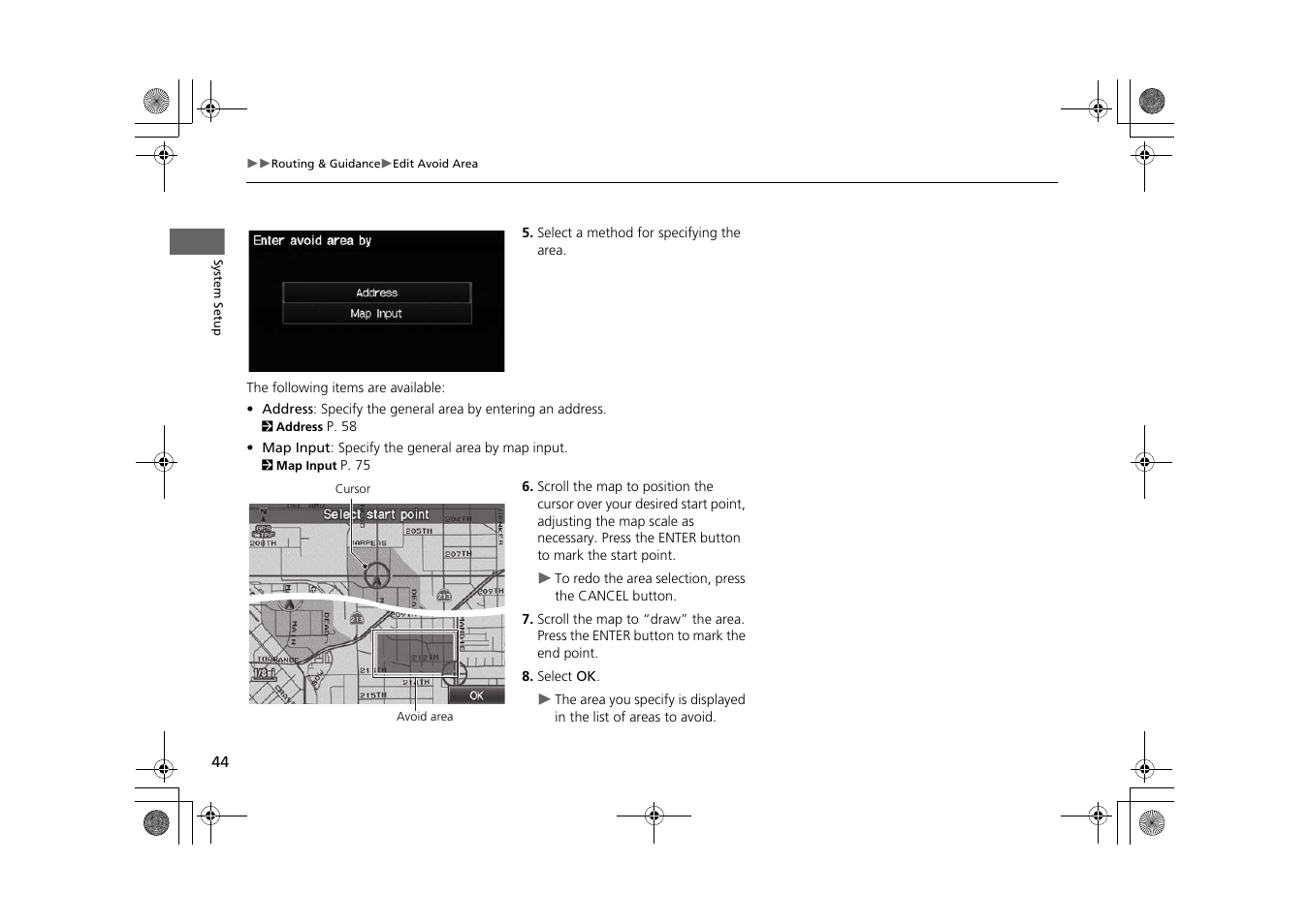 HONDA 2015 CR-Z - Navigation Manual User Manual | Page 45 / 208