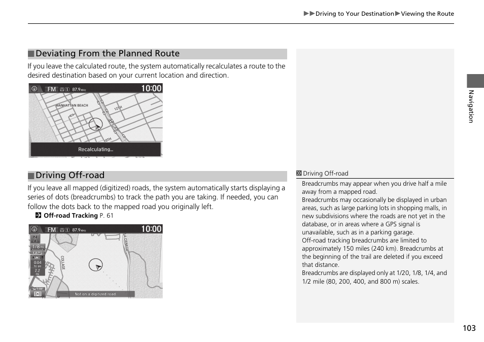 HONDA 2015 Fit - Navigation Manual User Manual | Page 104 / 253