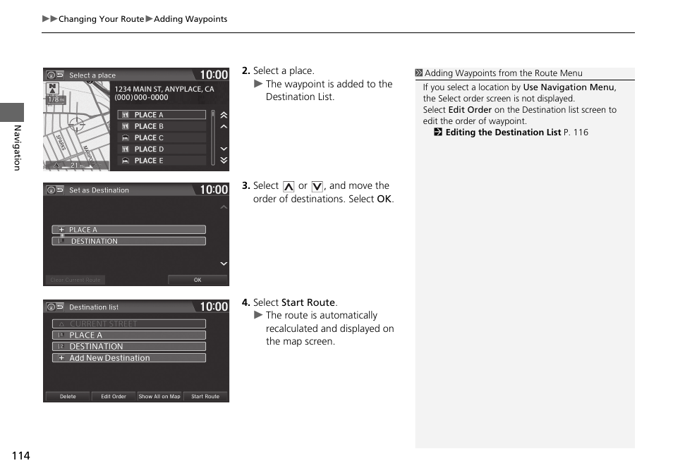 HONDA 2015 Fit - Navigation Manual User Manual | Page 115 / 253