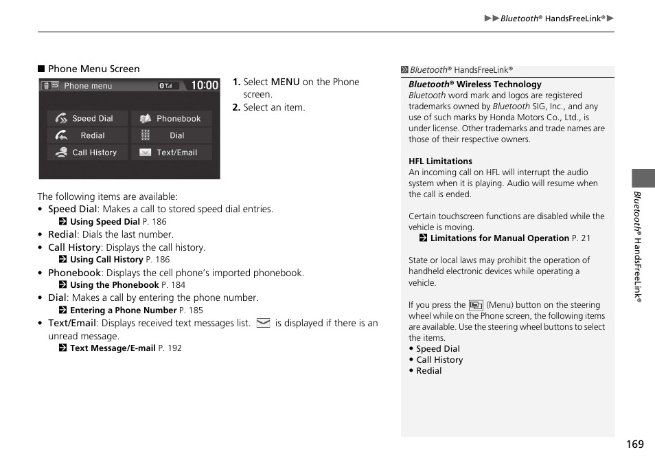 HONDA 2015 Fit - Navigation Manual User Manual | Page 170 / 253