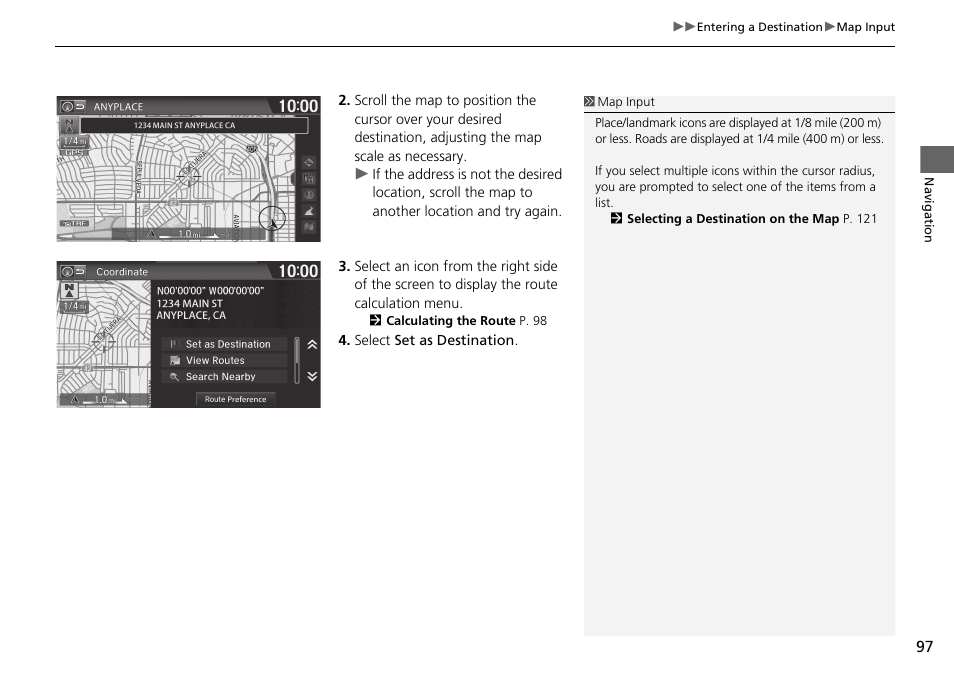 HONDA 2015 Fit - Navigation Manual User Manual | Page 98 / 253