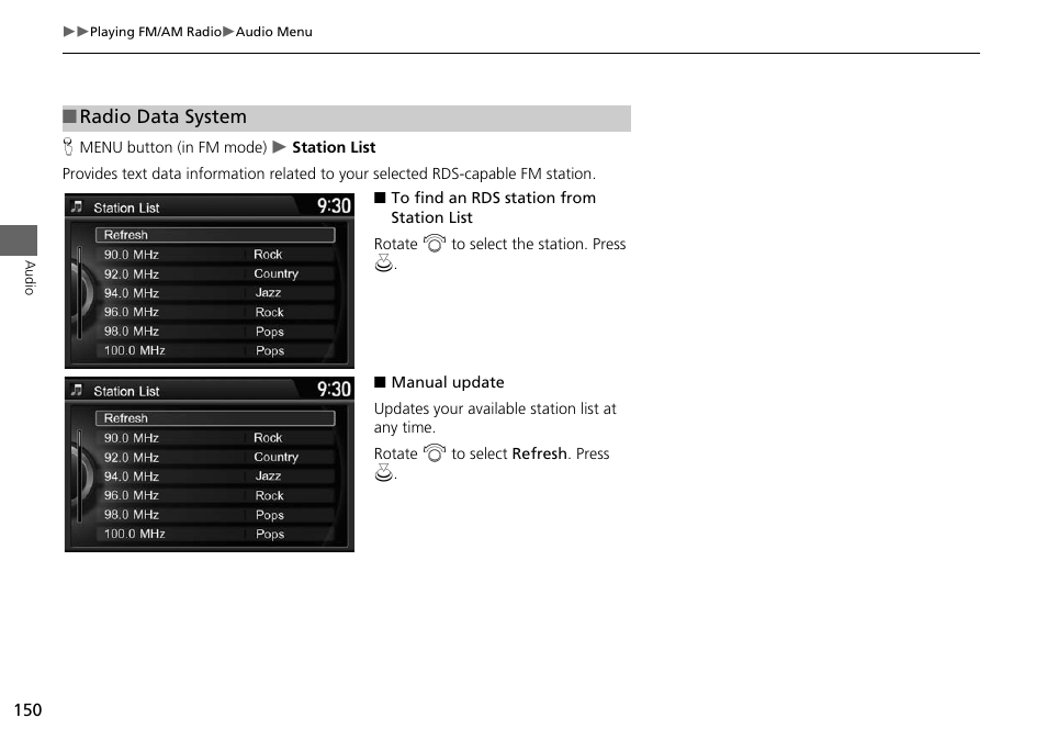 HONDA 2015 Odyssey - Navigation Manual User Manual | Page 151 / 325