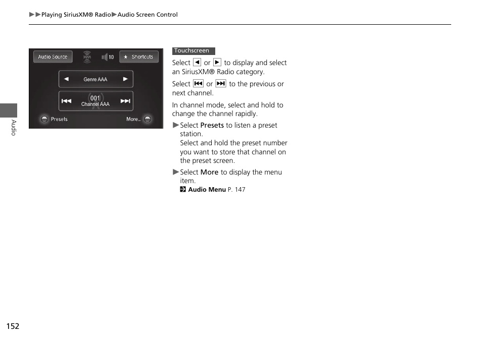 HONDA 2015 Odyssey - Navigation Manual User Manual | Page 153 / 325