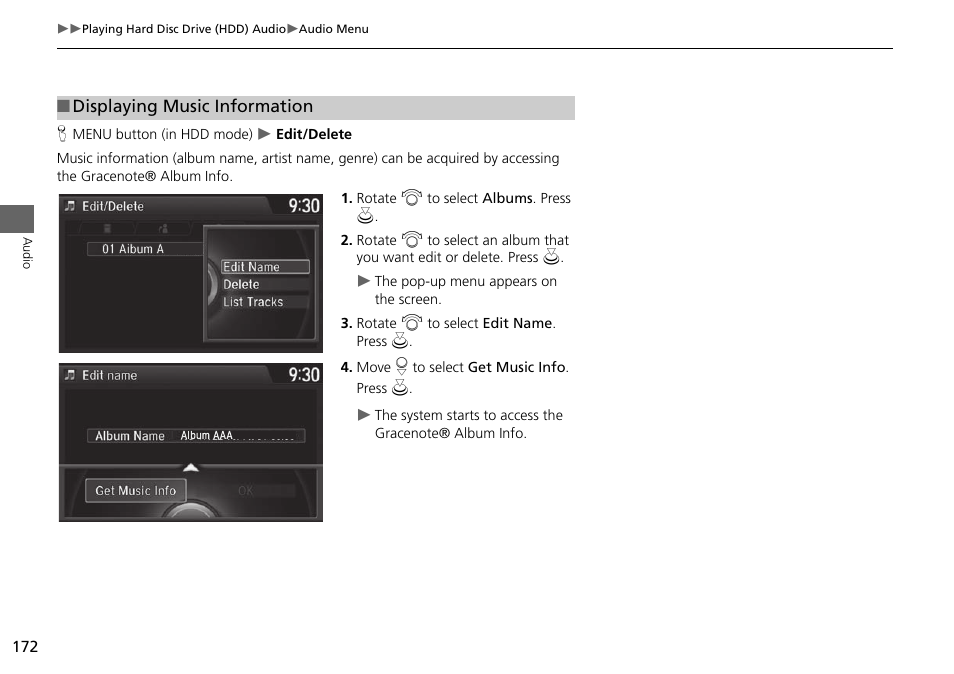 HONDA 2015 Odyssey - Navigation Manual User Manual | Page 173 / 325