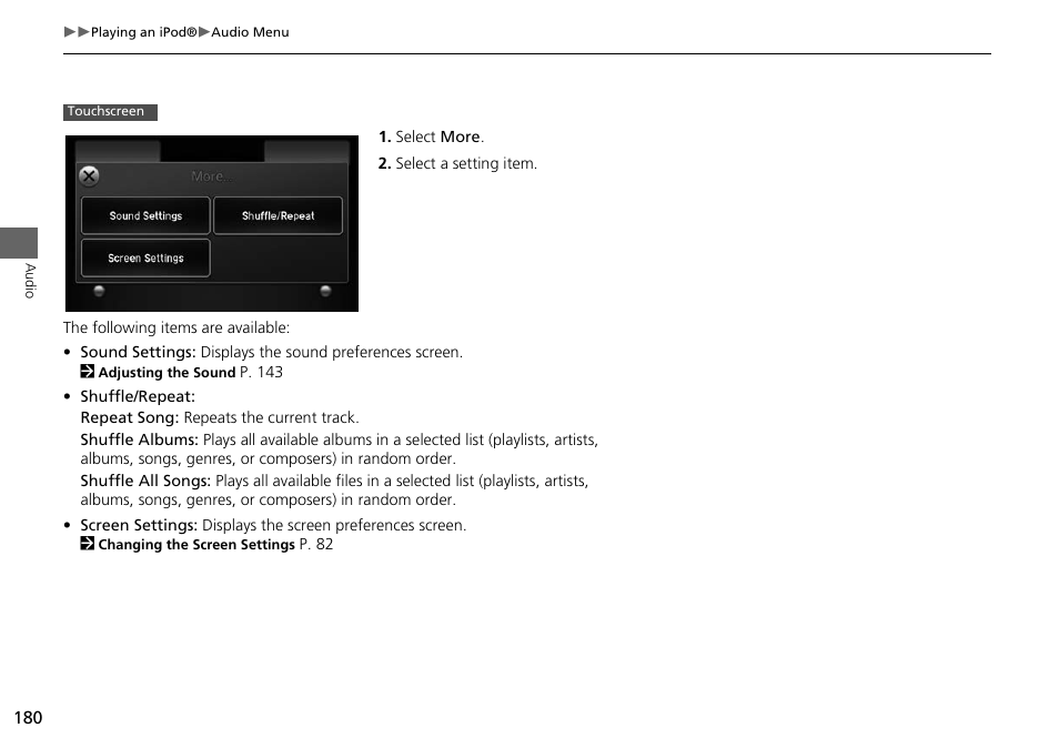 HONDA 2015 Odyssey - Navigation Manual User Manual | Page 181 / 325