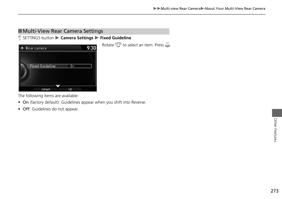 HONDA 2015 Odyssey - Navigation Manual User Manual | Page 274 / 325