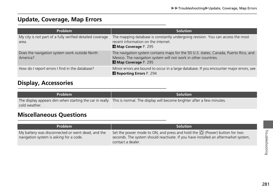 HONDA 2015 Odyssey - Navigation Manual User Manual | Page 282 / 325