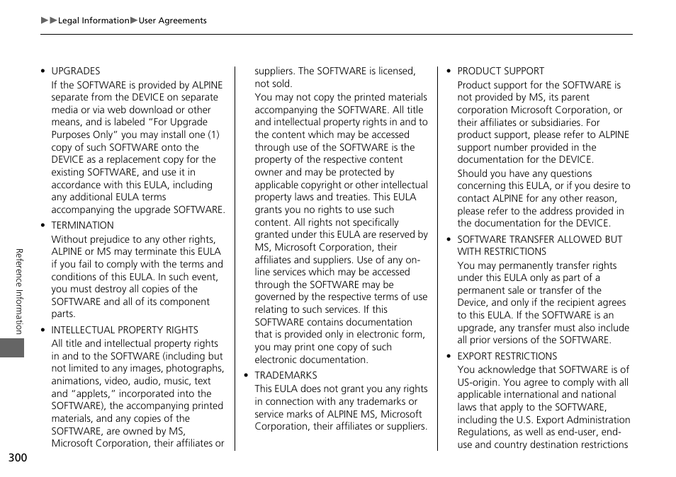 HONDA 2015 Odyssey - Navigation Manual User Manual | Page 301 / 325