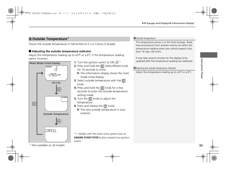 HONDA 2015 Odyssey - Owner's Manual User Manual | Page 96 / 565