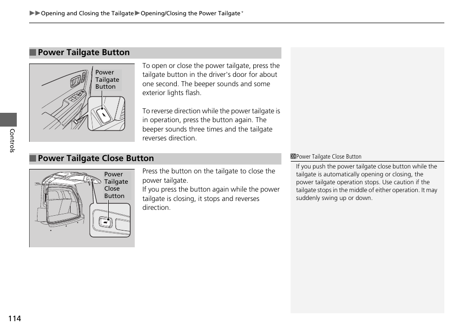 HONDA 2015 Pilot - Owner's Manual User Manual | Page 115 / 488