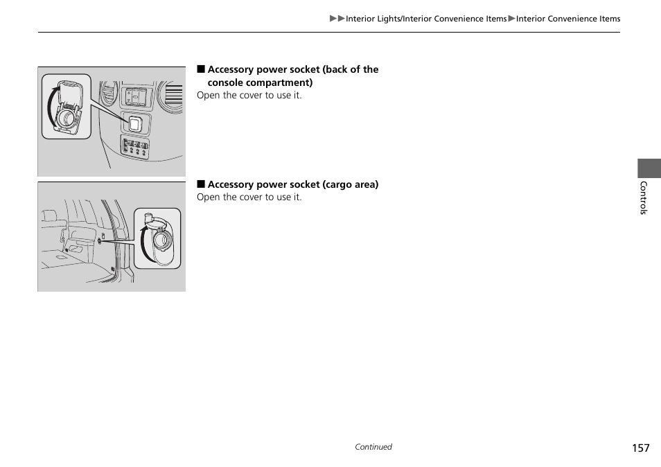 P157) | HONDA 2015 Pilot - Owner's Manual User Manual | Page 158 / 488