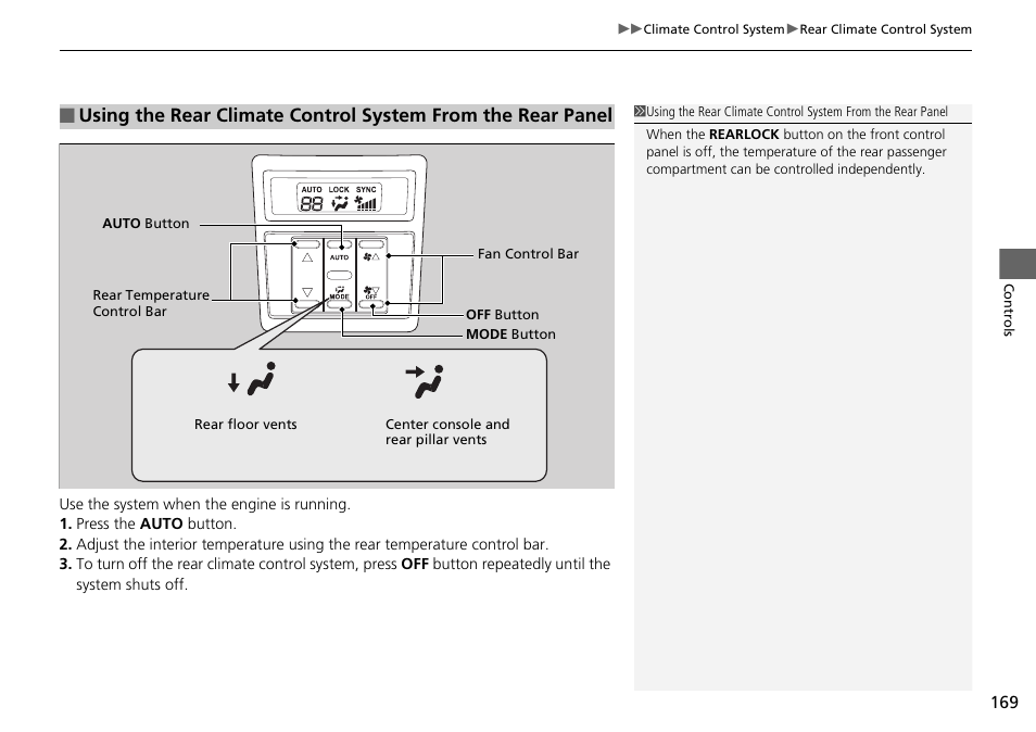 HONDA 2015 Pilot - Owner's Manual User Manual | Page 170 / 488