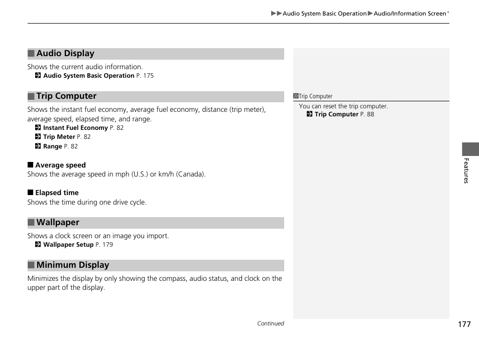 HONDA 2015 Pilot - Owner's Manual User Manual | Page 178 / 488