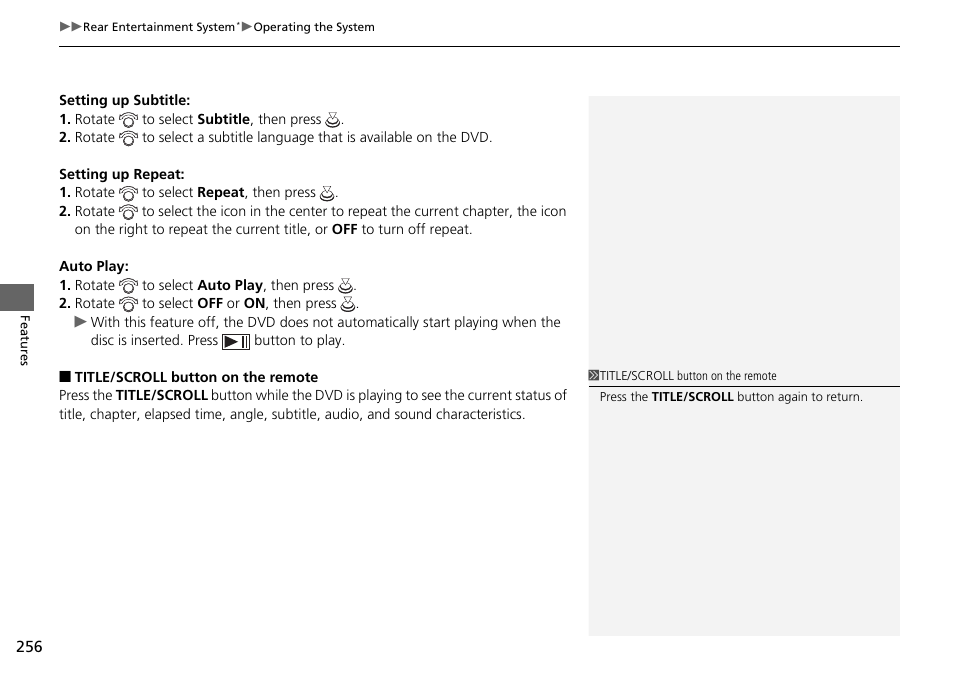 HONDA 2015 Pilot - Owner's Manual User Manual | Page 257 / 488