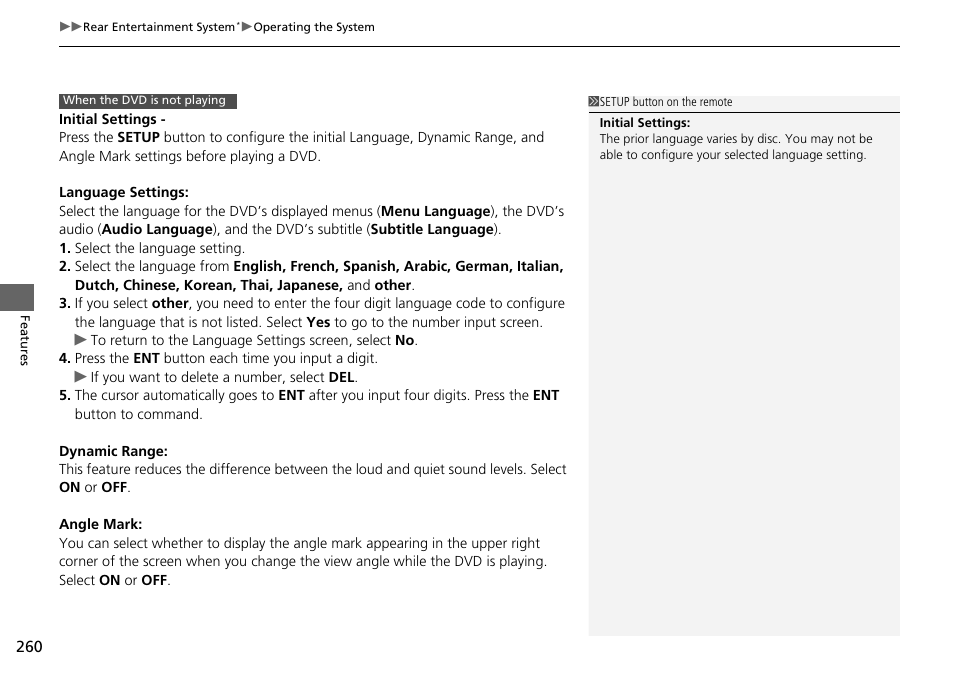 HONDA 2015 Pilot - Owner's Manual User Manual | Page 261 / 488