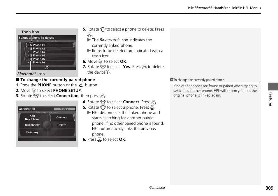 HONDA 2015 Pilot - Owner's Manual User Manual | Page 310 / 488