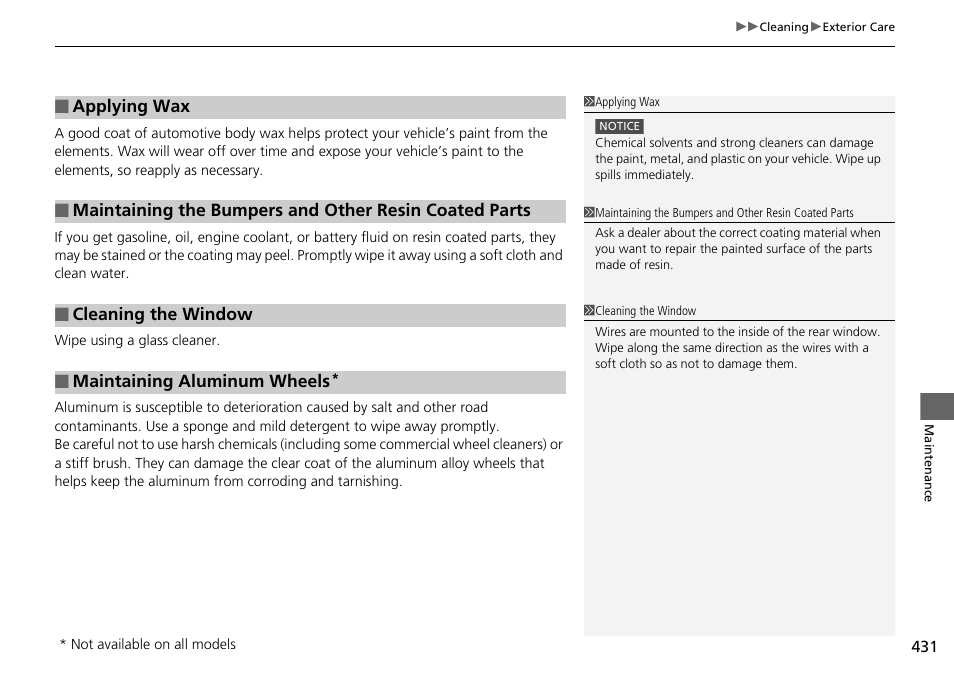 HONDA 2015 Pilot - Owner's Manual User Manual | Page 432 / 488