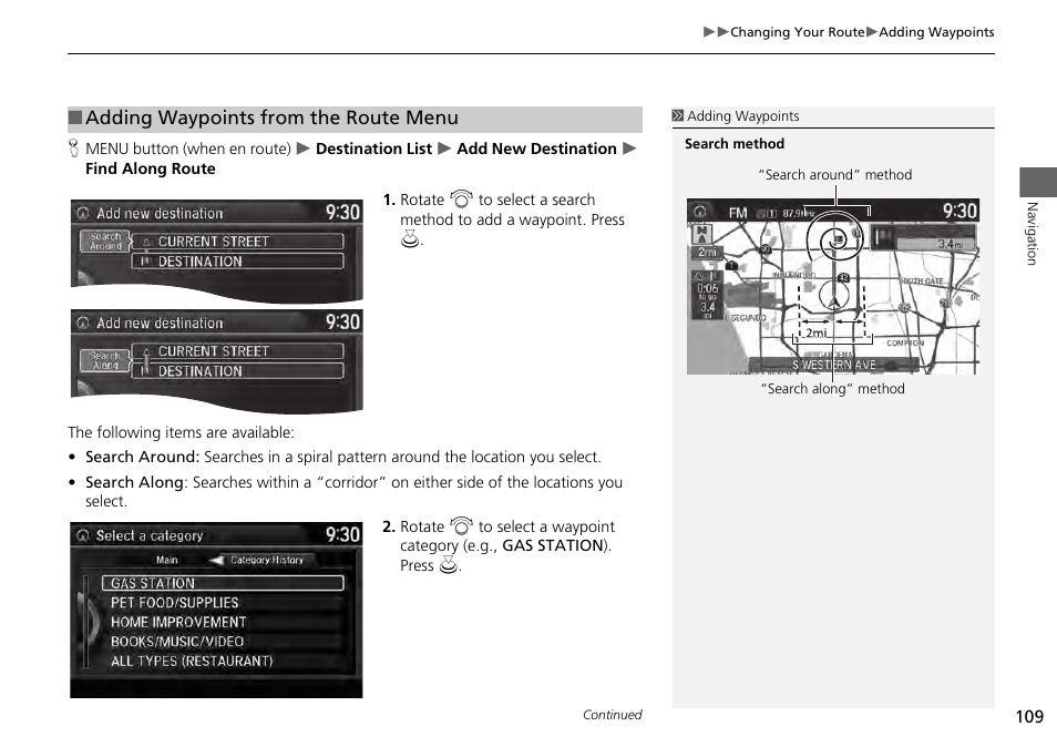 HONDA 1984 Accord - Navigation Manual User Manual | Page 110 / 152