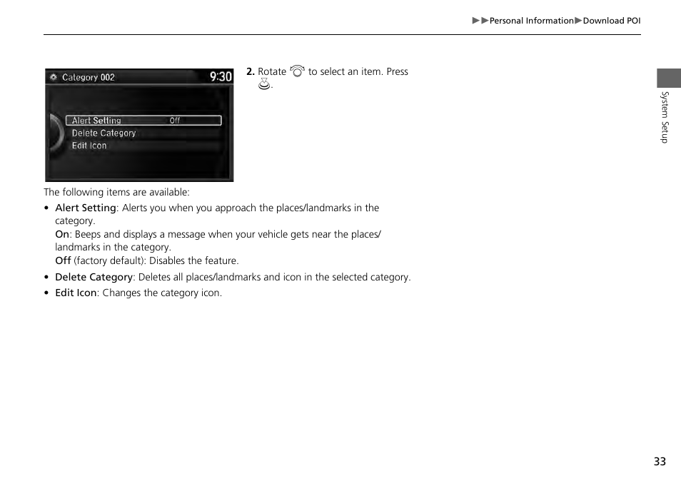 HONDA 1984 Accord - Navigation Manual User Manual | Page 34 / 152