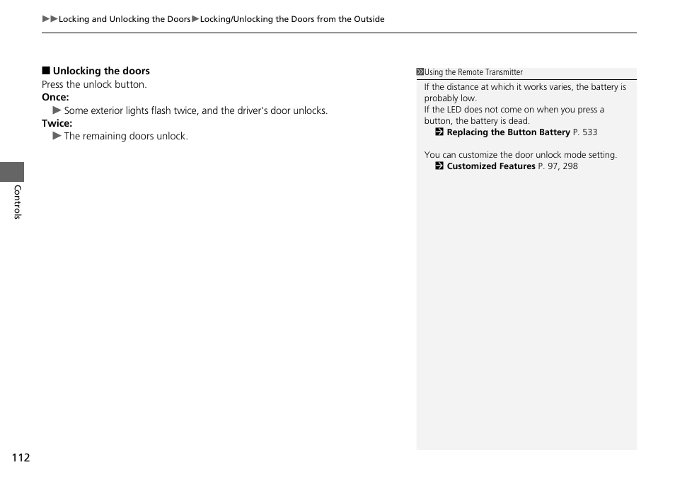 HONDA 1984 Accord Sedan - Owner's Manual User Manual | Page 113 / 593