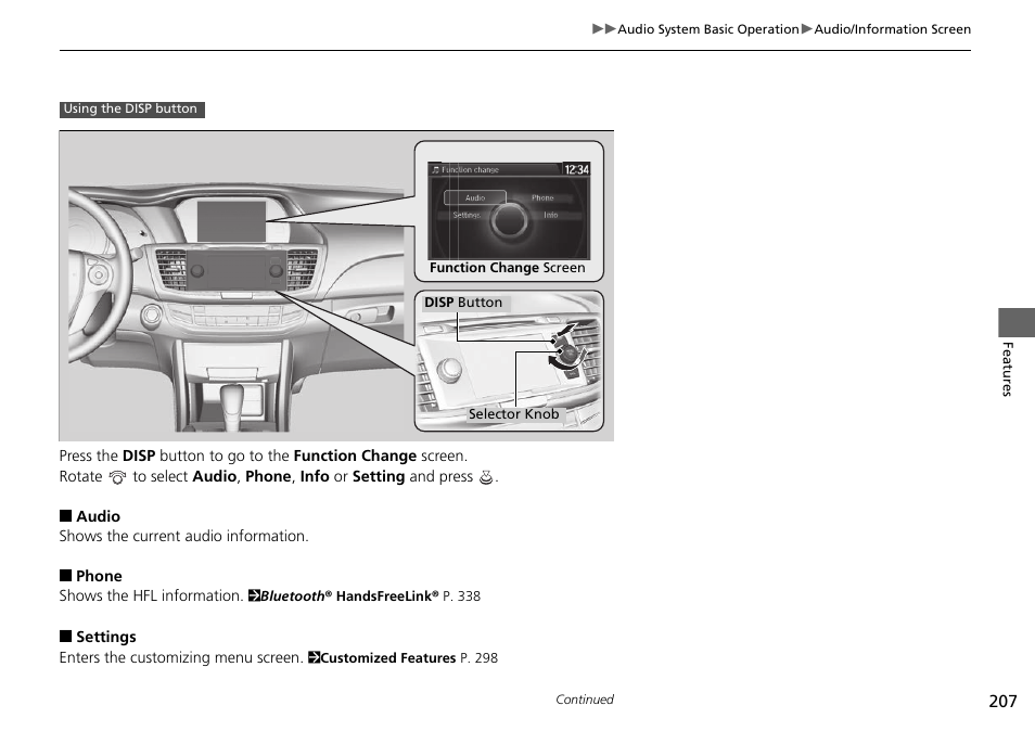 HONDA 1984 Accord Sedan - Owner's Manual User Manual | Page 208 / 593