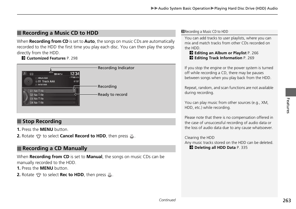 HONDA 1984 Accord Sedan - Owner's Manual User Manual | Page 264 / 593