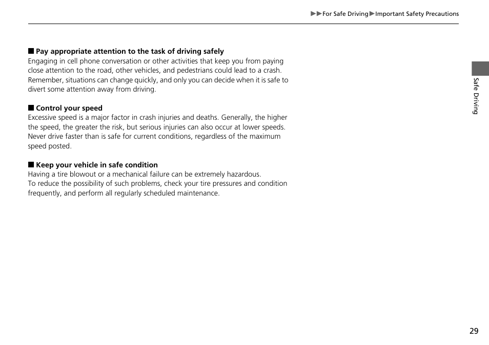 HONDA 1984 Accord Sedan - Owner's Manual User Manual | Page 30 / 593