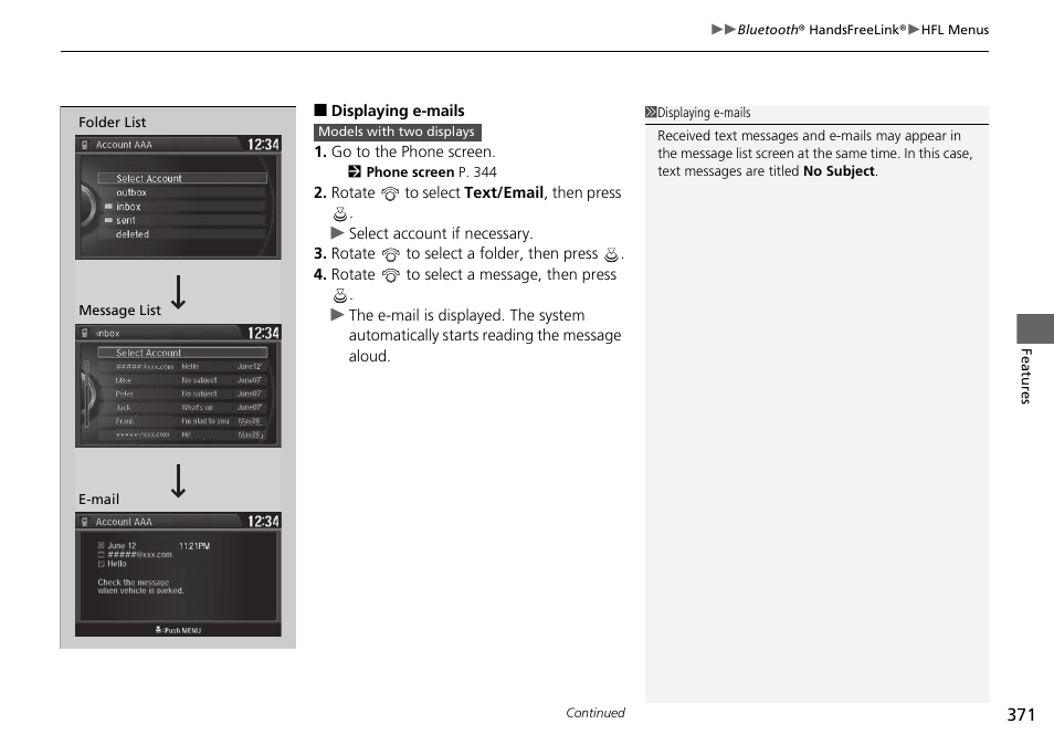 HONDA 1984 Accord Sedan - Owner's Manual User Manual | Page 372 / 593