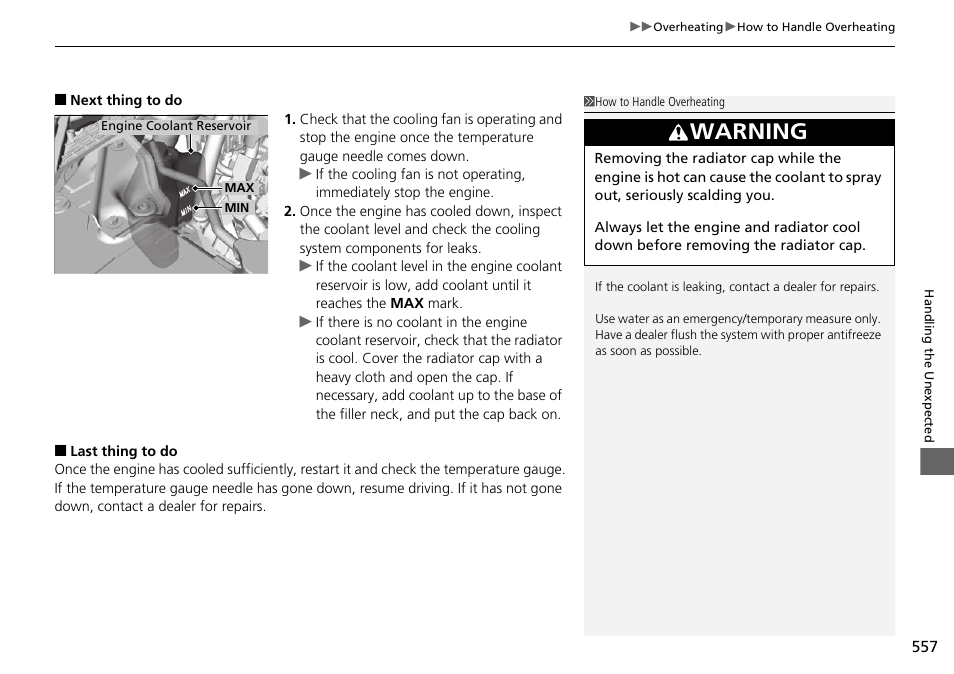 Warning | HONDA 1984 Accord Sedan - Owner's Manual User Manual | Page 558 / 593