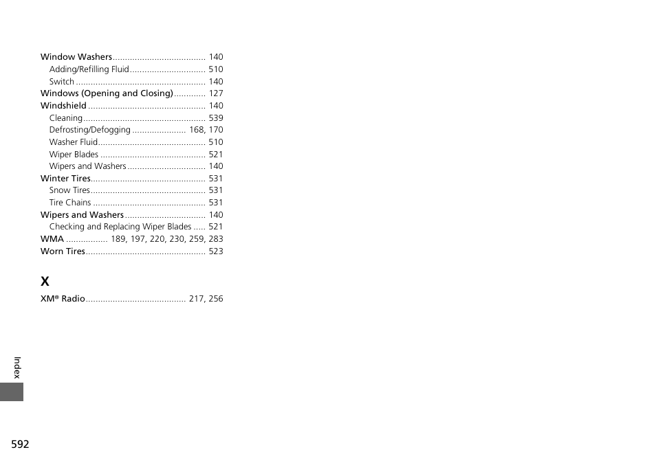 HONDA 1984 Accord Sedan - Owner's Manual User Manual | Page 593 / 593