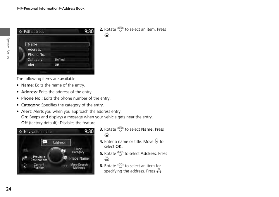 HONDA 2014 Accord Hybrid - Navigation Manual User Manual | Page 25 / 152