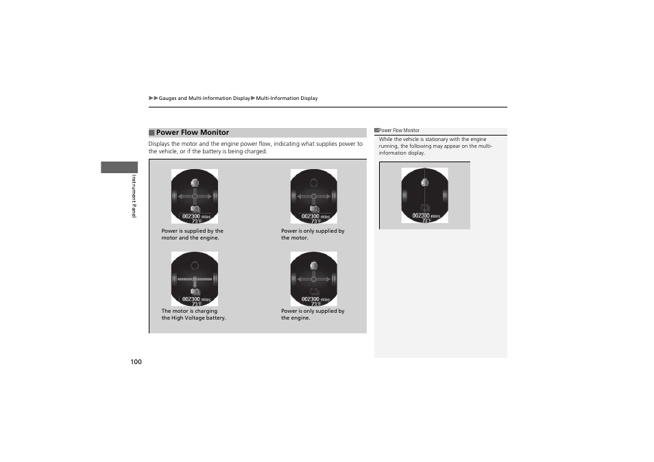 HONDA 2014 Accord Hybrid - Owner's Manual User Manual | Page 102 / 561