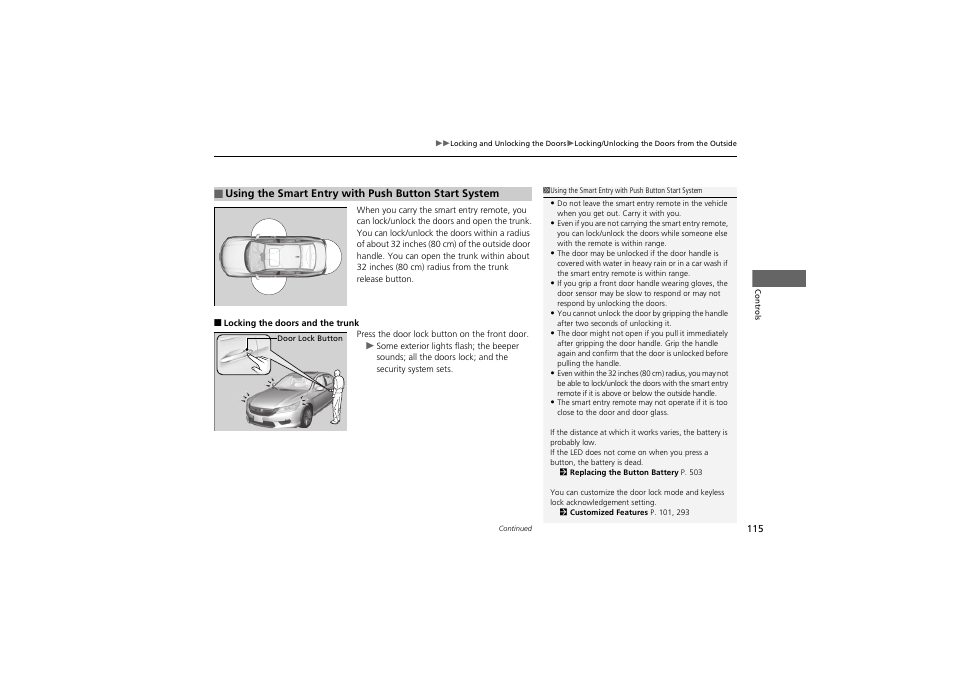 HONDA 2014 Accord Hybrid - Owner's Manual User Manual | Page 117 / 561