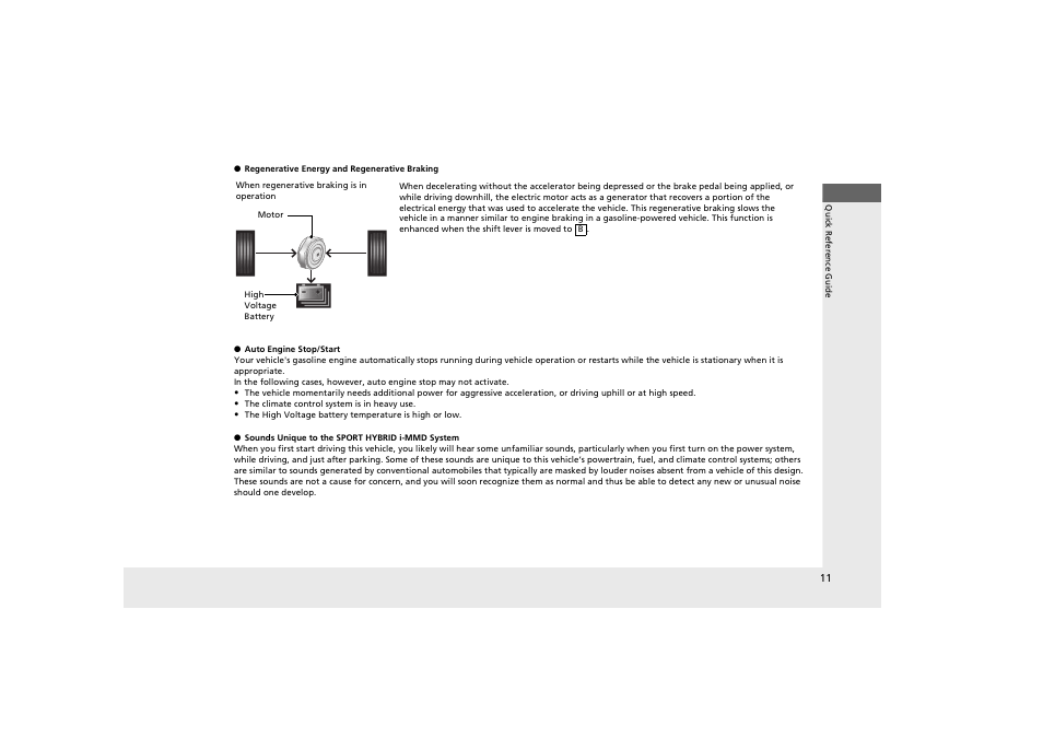 HONDA 2014 Accord Hybrid - Owner's Manual User Manual | Page 13 / 561