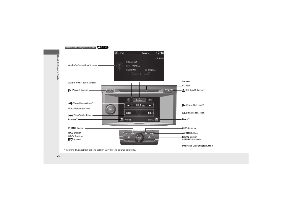 HONDA 2014 Accord Hybrid - Owner's Manual User Manual | Page 24 / 561