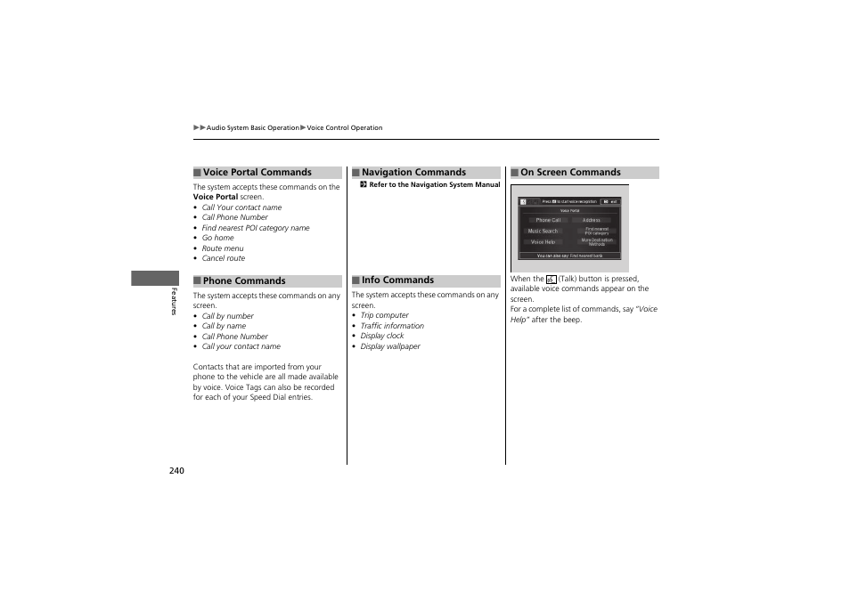 HONDA 2014 Accord Hybrid - Owner's Manual User Manual | Page 242 / 561