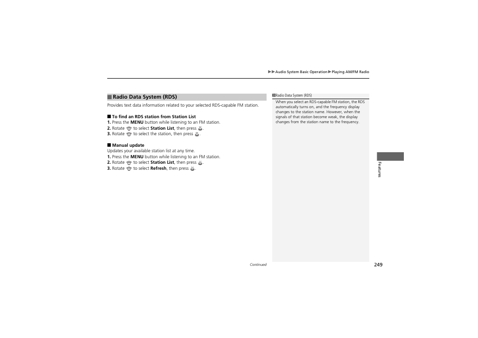 HONDA 2014 Accord Hybrid - Owner's Manual User Manual | Page 251 / 561