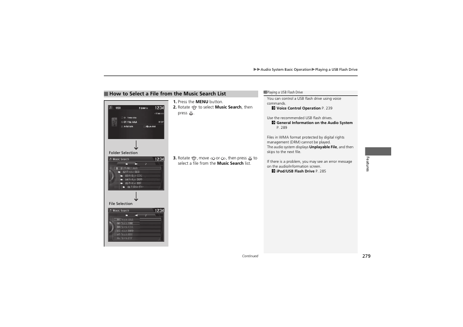 HONDA 2014 Accord Hybrid - Owner's Manual User Manual | Page 281 / 561