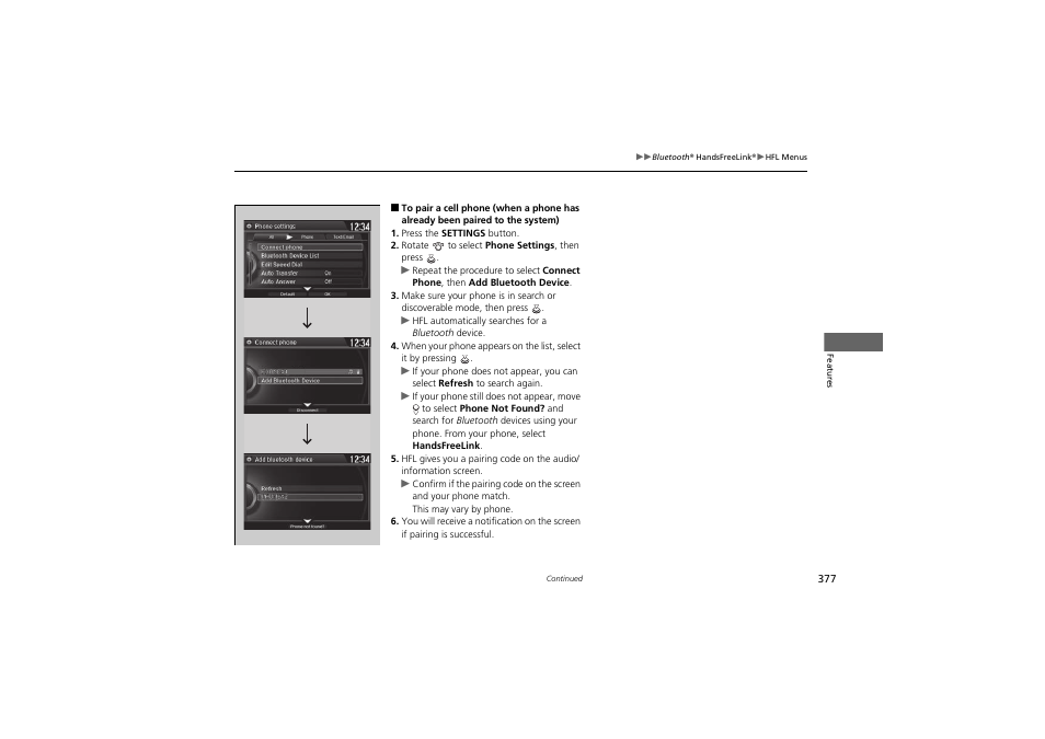 HONDA 2014 Accord Hybrid - Owner's Manual User Manual | Page 379 / 561